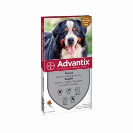 ADVANTIX 40 KG ATE 60 KG