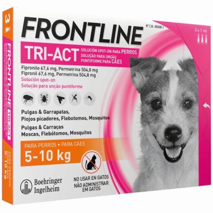 FRONTLINE TRI-ACT 5-10 KG 3 PIPETAS (10)