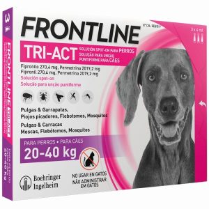 FRONTLINE TRI-ACT 20-40 KG 3 PIPETAS (10)